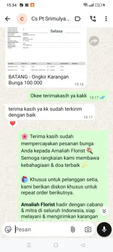 Testimonial Papan Bunga cimanintin
