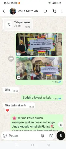 Testimonial Papan Bunga cimanintin