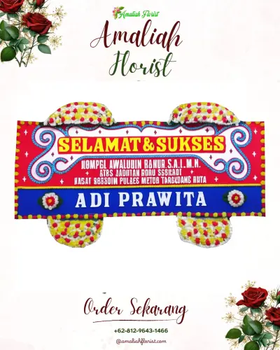 Karangan Bunga Ucapan Selamat cimanintin