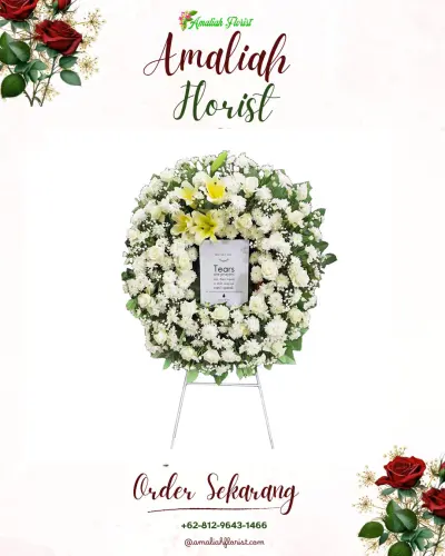 Krans Bunga Duka Cita cimanintin